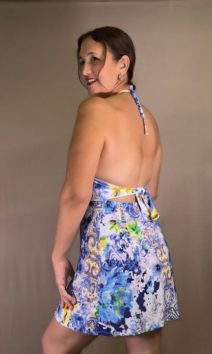 Vestido corto halter SOL