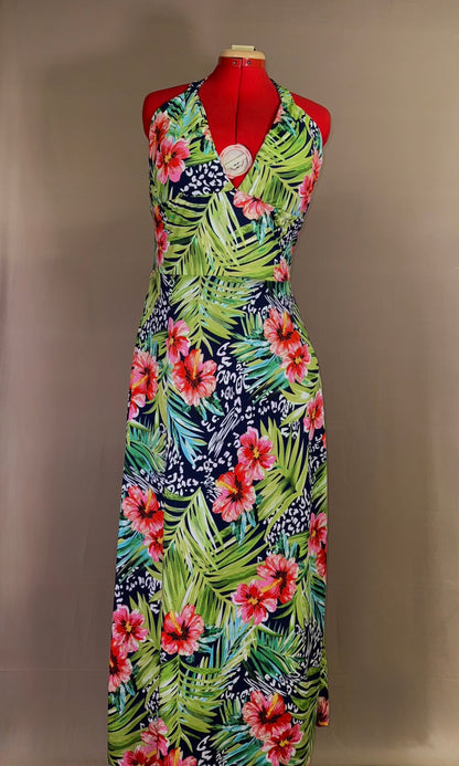 BABY long halter dress