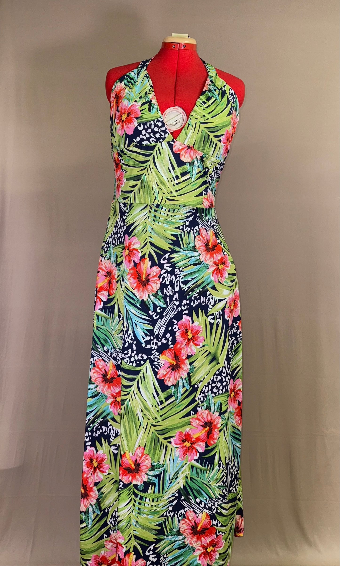 BABY vestido largo halter 