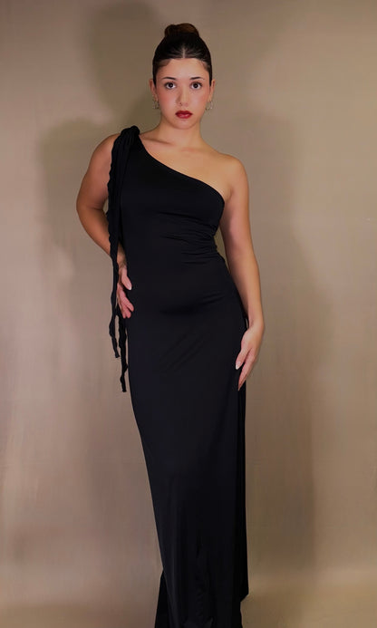 LUNA one shoulder dress