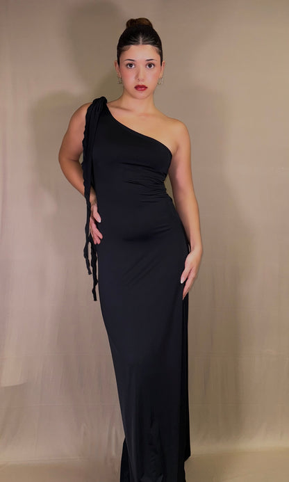 Vestido LUNA de un solo hombro
