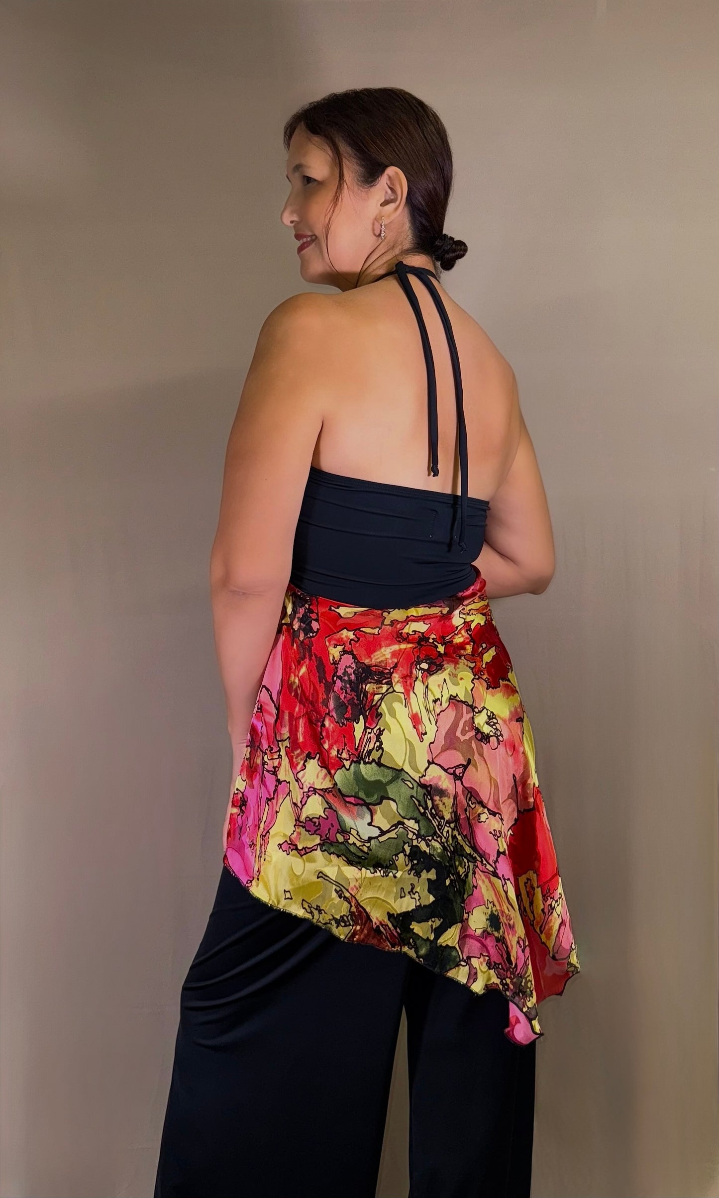 VINO long halter blouse