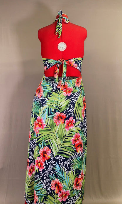 BABY vestido largo halter 