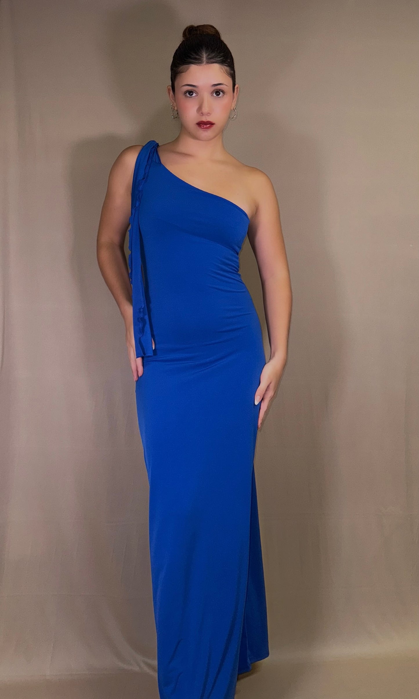 Vestido LUNA de un solo hombro