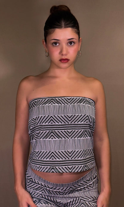 AMAPOLA strapless top