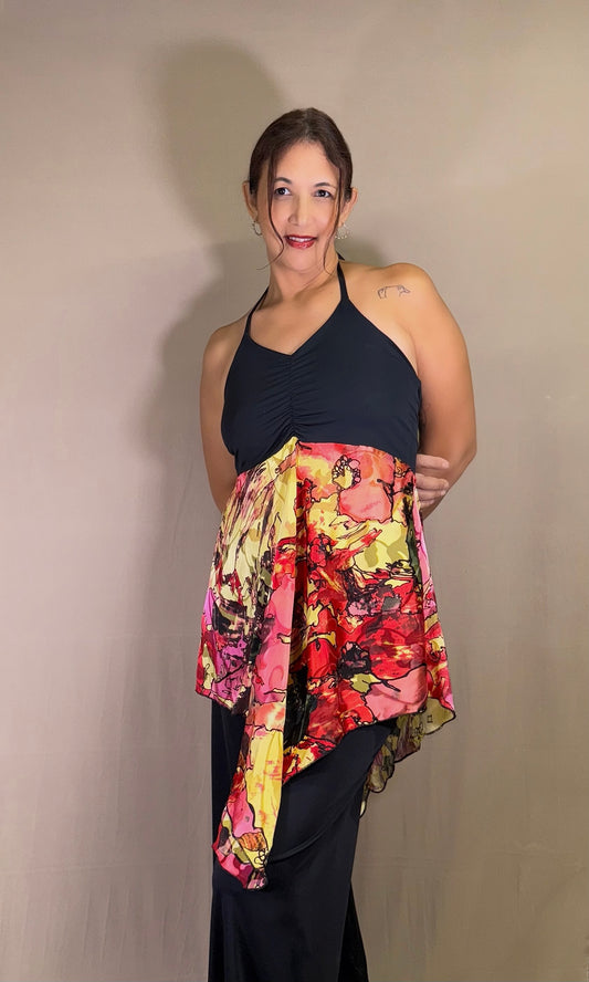 VINO blusa larga halter