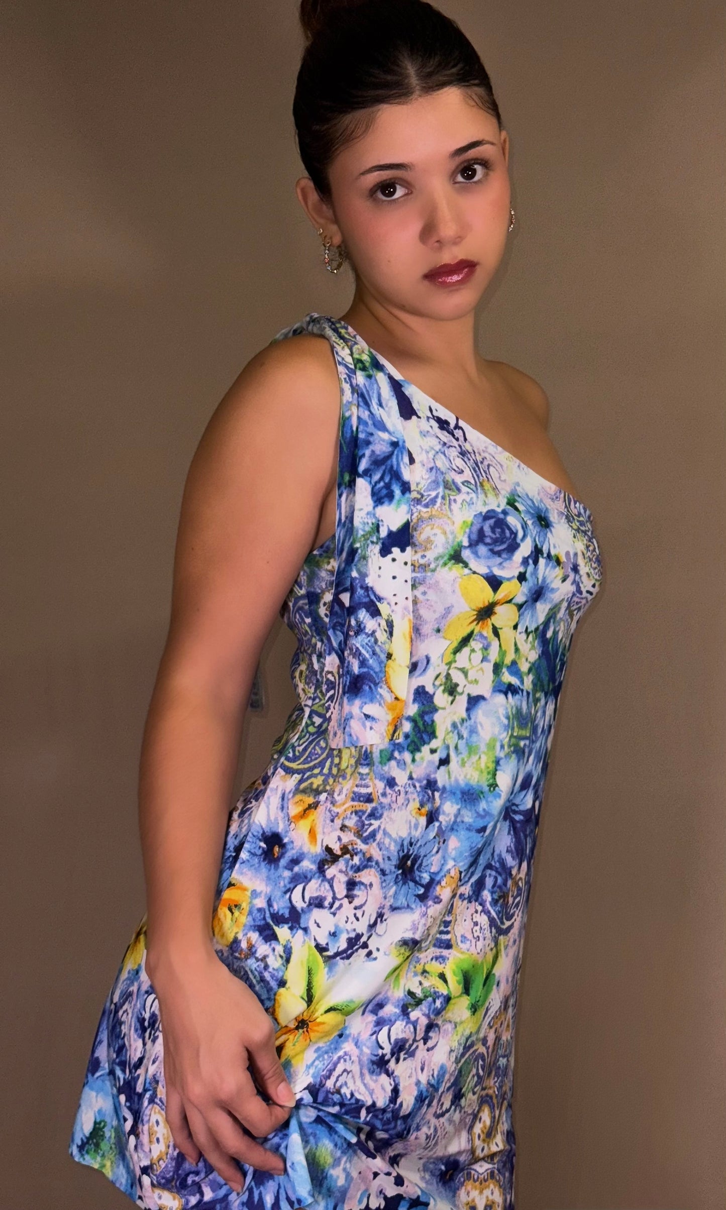 OCEAN one shoulder dress