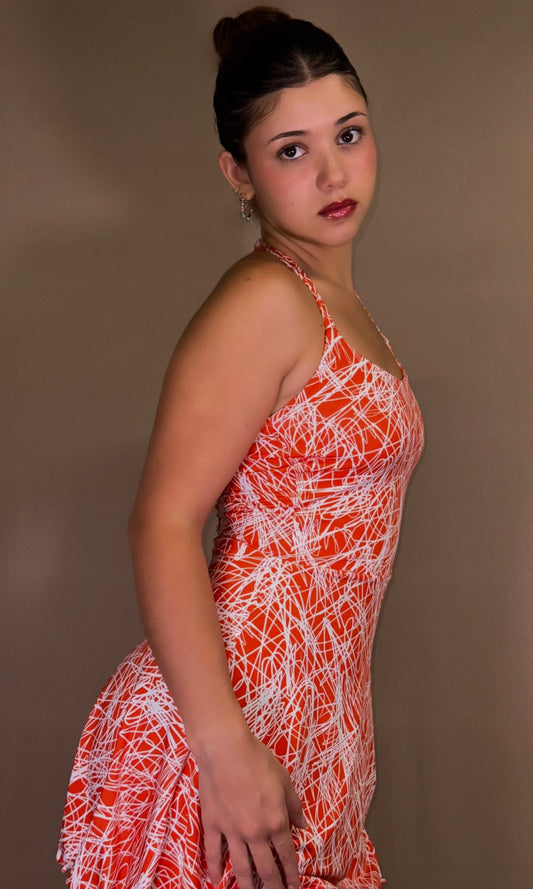 TULIP short halter dress