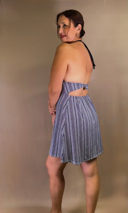 SOL short halter dress