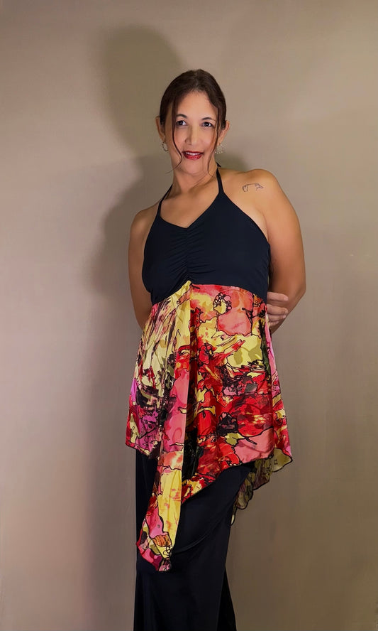 VINO long halter blouse