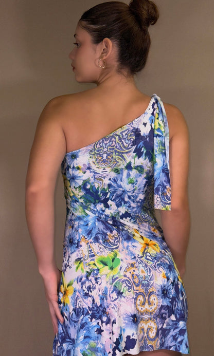 PALMA Vestido de un Solo Hombro 