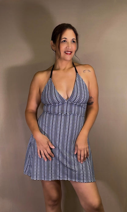 SOL short halter dress