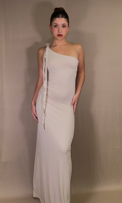 Vestido LUNA de un solo hombro