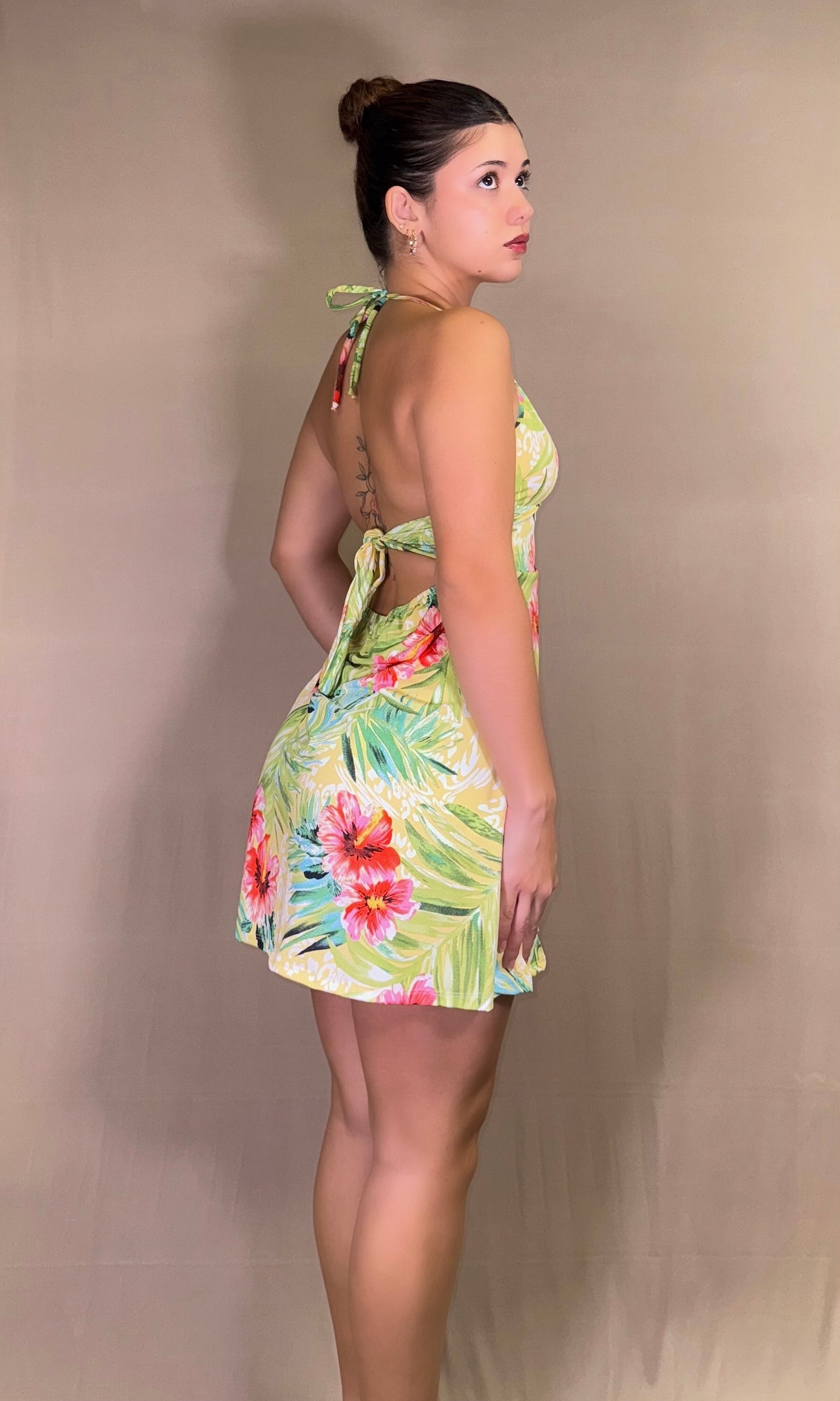 Vestido corto halter SOL