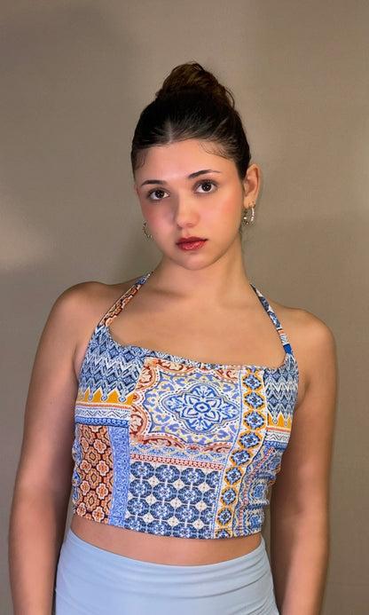 Top halter FLOR