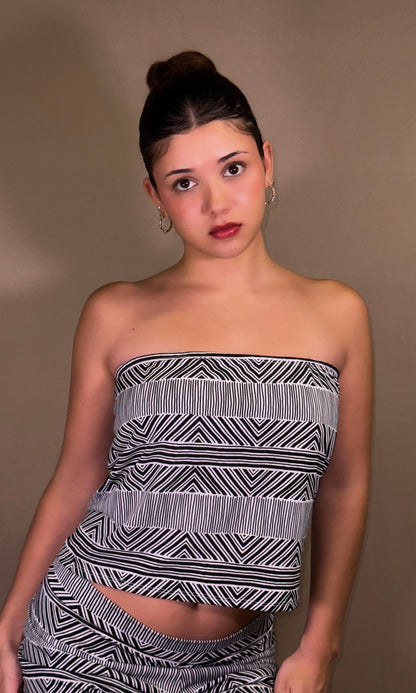 AMAPOLA strapless top