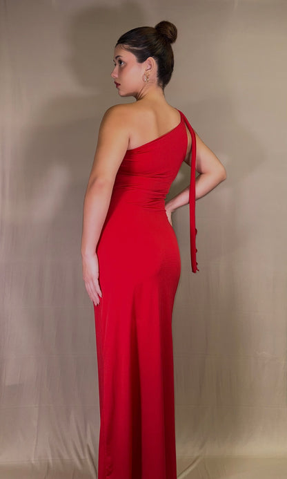 Vestido LUNA de un solo hombro