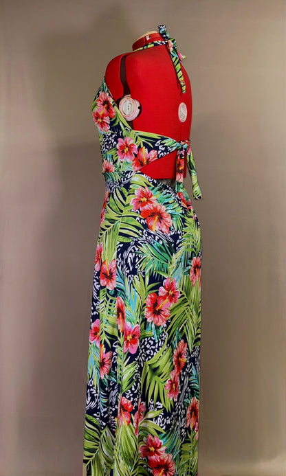 BABY long halter dress