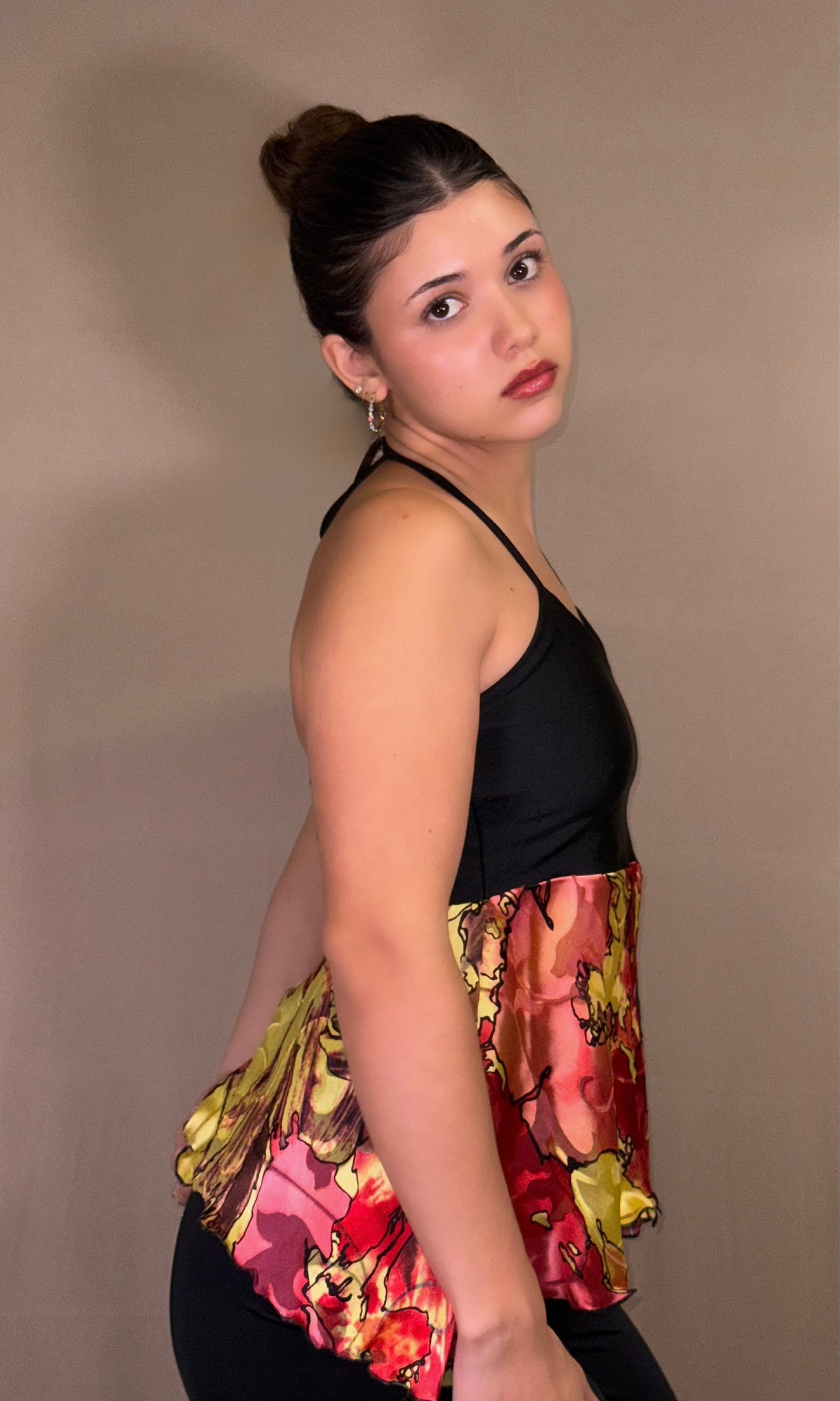 VINO blusa halter fruncida