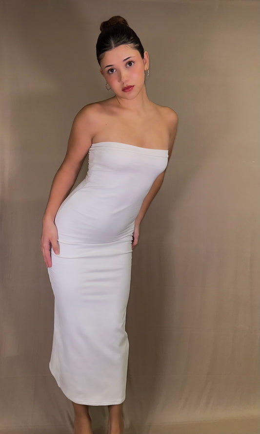 SIRENA Vestido Strapless Largo