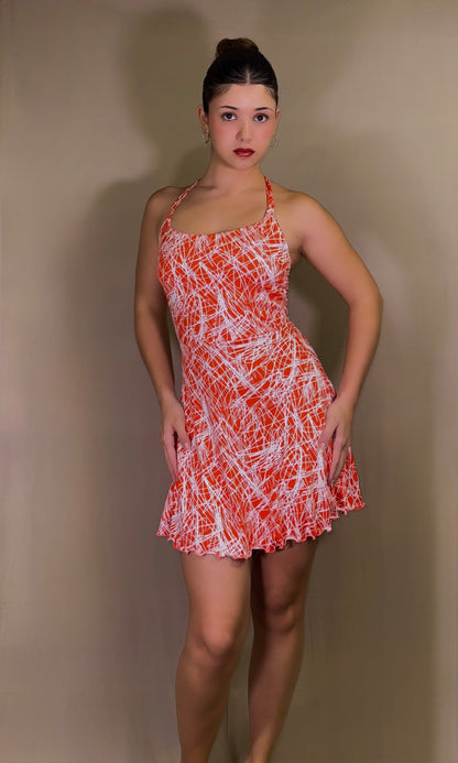 TULIP short halter dress