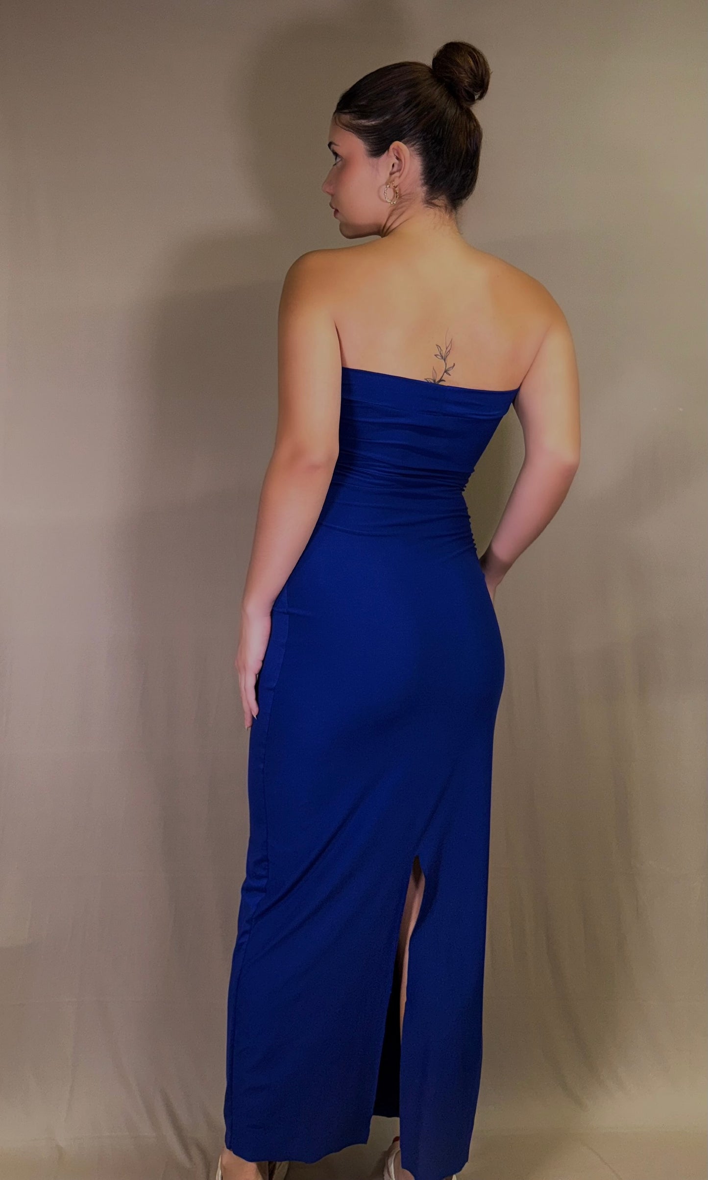 SIRENA Vestido Strapless Largo