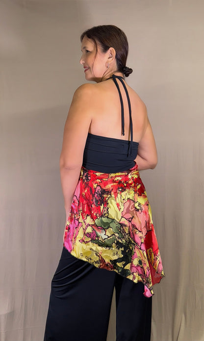VINO blusa larga halter